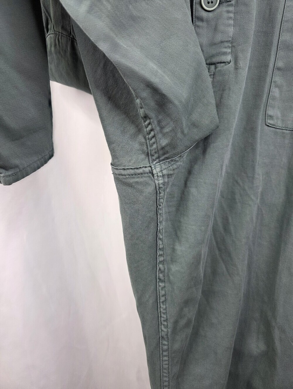 Pistola Grover Short Sleeve Field Jumpsuit Colonel Green 100% Cotton Size Large - Picture 8 of 16